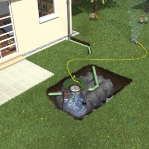 Platin 3000l mahuti + Garden pump + Filter 2