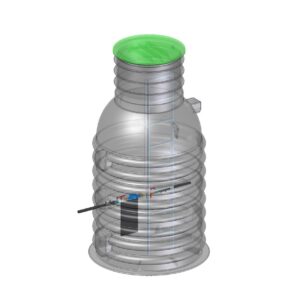 Veemõõtjakaev Taavi, trassile h1800, Dn15 konsool, plastluugiga