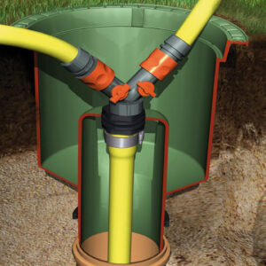 Graf'i kastmiskaev pinnasesse D200, roheline