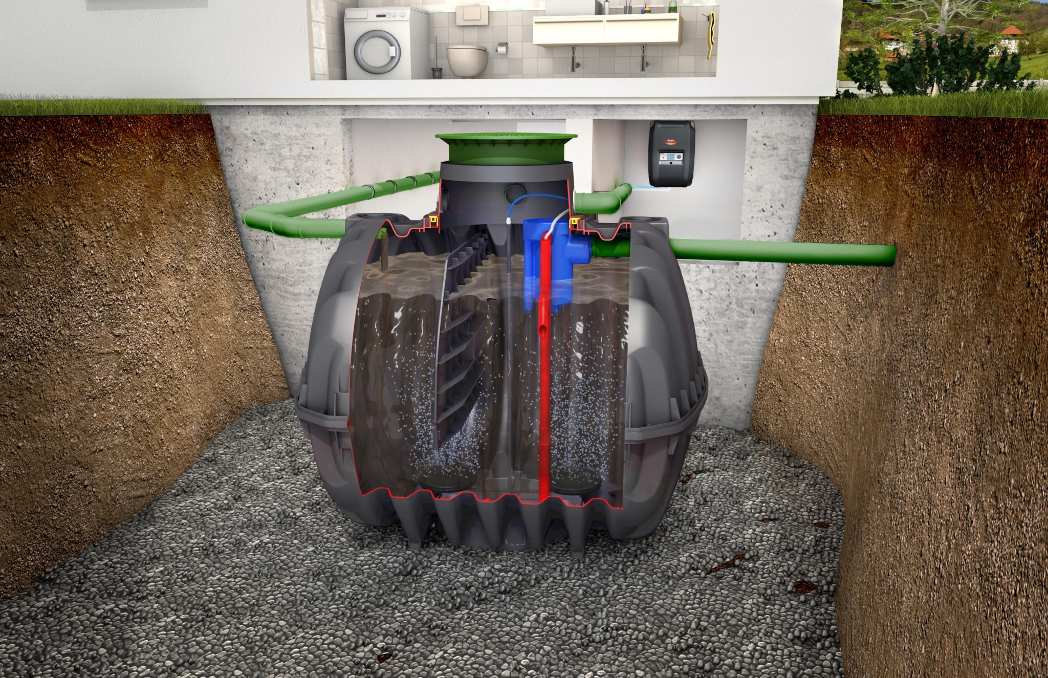 Biopuhasti One2clean 7 (1050 liitrit ööpäevas)