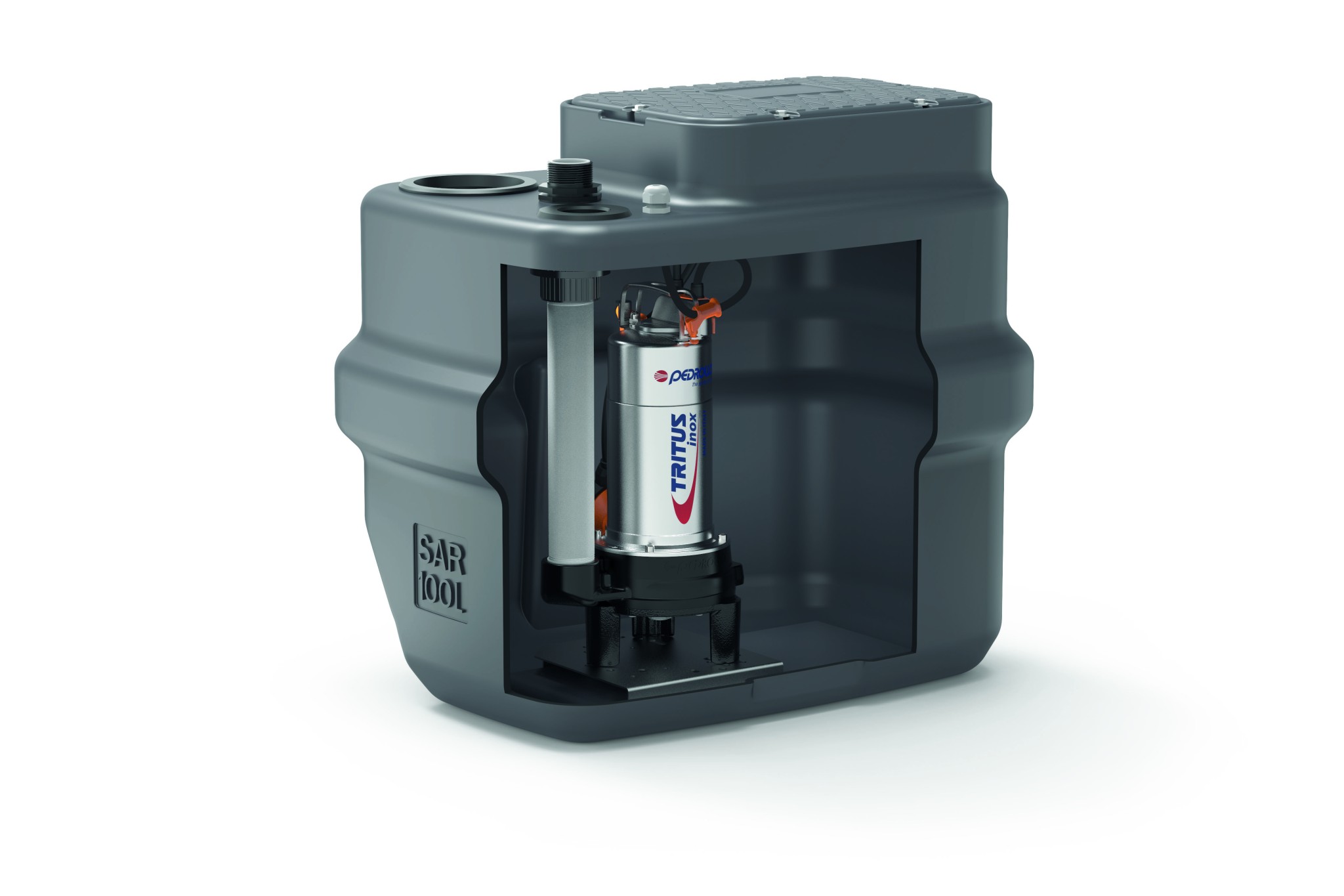 Minipumpla Pedrollo SAR 100 - TIGm 0.55 (lõikuriga)